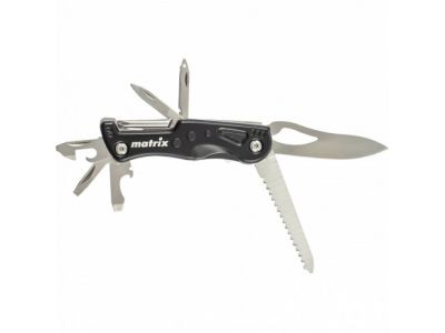 Нож многофункциональный, 11 функций, в чехле, 107 мм Matrix