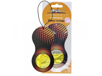 Ароматизатор воздуха подвесной гелевый AIRLINE Восьмерка пина-колада