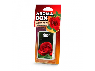 Ароматизатор FOUETTE "Aroma Box" подвесной "АЛАЯ РОЗА" B-6
