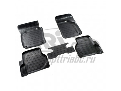 Коврики салона резиновые с бортиком для Skoda Yeti(2009-)