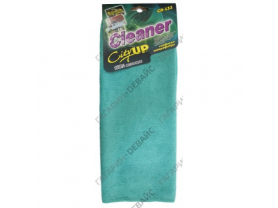 Салфетка из микрофибры "City Up" СА-131 "CLEANER" 35х40 см /200