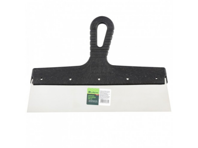 Шпатель фасадный из нержавеющей стали, 300 мм, пластмассовая ручка Сибртех