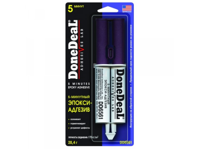 5-минутный эпокси-адгезив (цвет: прозрачный)