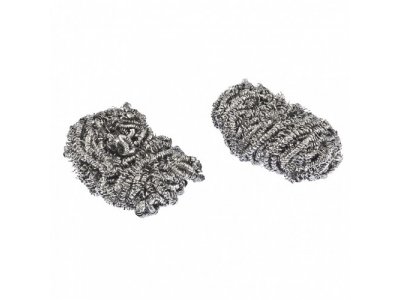 Мочалка для посуды, 2 шт, нержавеющая сталь, Россия Elfe