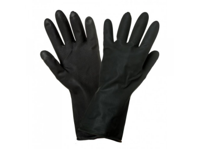 Перчатки латексные "AIRLINE" защитные от агрессивных жидкостей