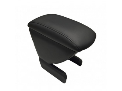 Подлокотник в авто - экокожа, черный.