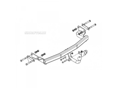 Фаркоп на Jeep Compass SUV 2006-2011гг.