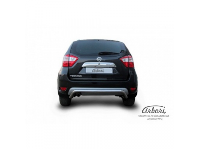 Защита заднего бампера Arbori d57 "скоба" NISSAN TERRANO 2014-