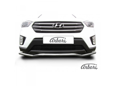 Защита переднего бампера Arbori d57 "волна" HYUNDAI Creta 4WD 2016-