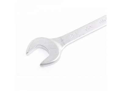 Ключ комбинированный, 27 мм, CrV, матовый хром// MATRIX