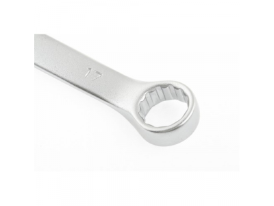 Ключ комбинированный, 17 мм, CrV, матовый хром// STELS