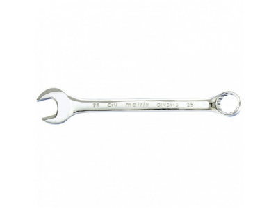 Ключ комбинированный, 25 мм, CrV, полированный хром Matrix