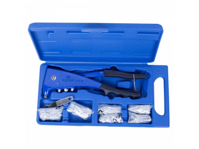 Заклепочник с набором заклепок, 121 предмет, KING TONY