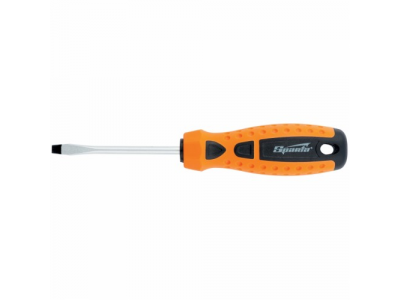 Отвертка "Point", SL5,0 х 100 мм, CrV, 2-х компонентная рукоятка//Sparta