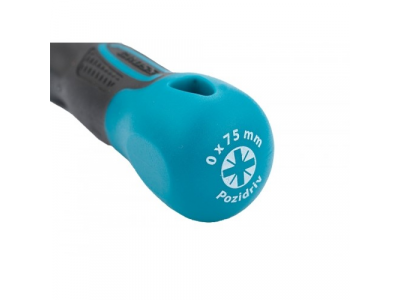 Отвертка PZ0 x 75 мм, S2, трехкомпонентная ручка//GROSS