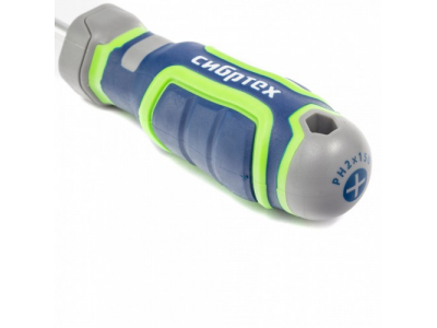 Отвертка PH2 х 150 мм, CrV, четырехкомпонентная рукоятка Сибртех