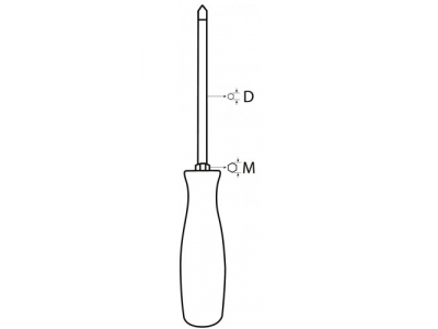 Отвертка усиленная цельнометаллическая SL5.5, 150 мм