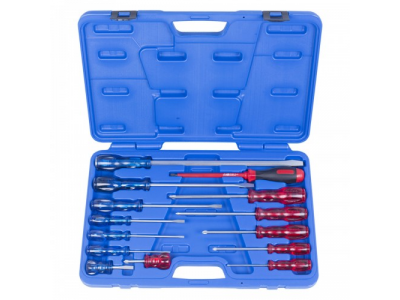 Набор отверток в кейсе, 14 предметов, KING TONY