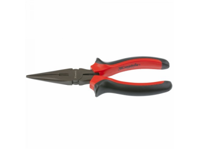 Длинногубцы Black Nickel, 200 мм, прямые, двухкомпонентные рукоятки// MATRIX