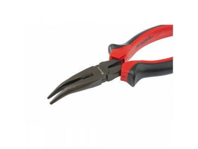 Длинногубцы Black Nickel, 200 мм, изогнутые, двухкомпонентные рукоятки// MATRIX