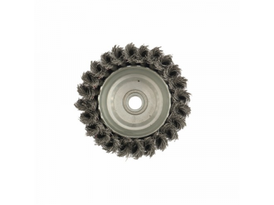 Щетка для УШМ, 100 мм, М14, "чашка", крученая проволока 0,35 мм// MTX