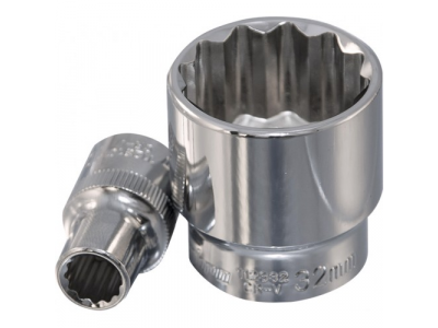 Головка торцевая 12 гранная 1/2"DR 22 мм., Ombra 112322