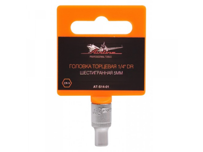 Головка торцевая 1/4 дюйма DR шестигранная 5мм