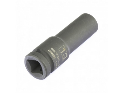 Головка ударная удлиненная шестигранная, 13 мм, 1/2, CrMo Stels