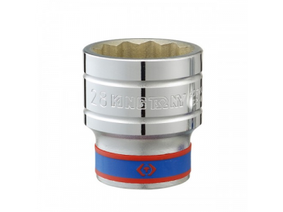 Головка торцевая стандартная двенадцатигранная 1/2", 19 мм, KING TONY