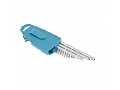 Набор ключей имбусовых TORX-TT, 9 шт:T10-T50, экстра-длин., S2, сатинированные// Gross
