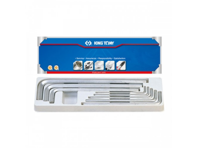 Набор Г-образных шестигранников 3-14 мм, 8 предметов, KING TONY