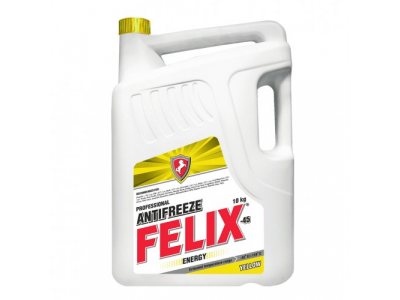 Профессиональный антифриз FELIX Energy, желтый, 10л