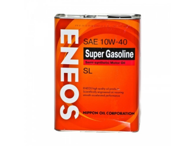 Масло моторное ENEOS Super Gasoline SL п\синт 10W40 4л
