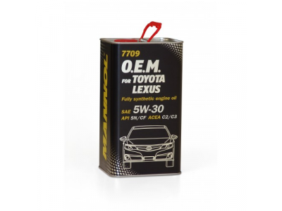 MANNOL 7709 O.E.M. 5W-30 for Toyota Lexus 4L metal