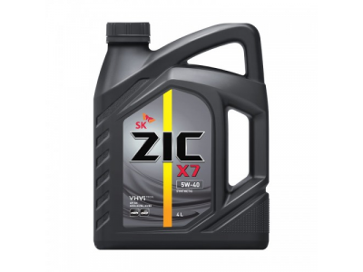 Моторное масло ZIC X7 5W40, 4л