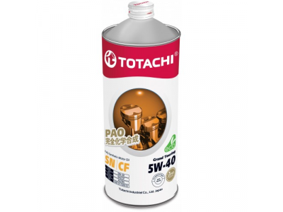 Масло моторное TOTACHI Grand Touring SN Синтетика 5W40 1л