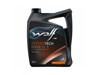 Трансмиссионное масло WOLF EXTENDTECH 80W90 GL 5 5L