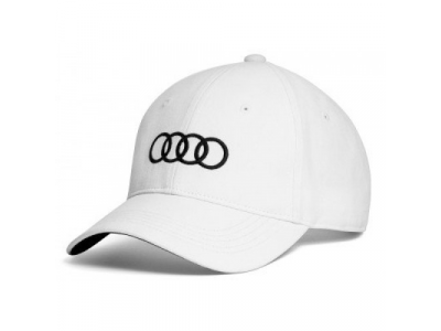 Бейсболка унисекс Audi Rings Unisex Baseball Сap, White