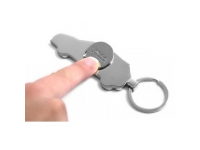 Металлический брелок Skoda Fabia Metall Keyring with chip