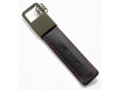 Брелок Mercedes-Benz Key Ring Traffic Red AMG, Black/Red/Silver