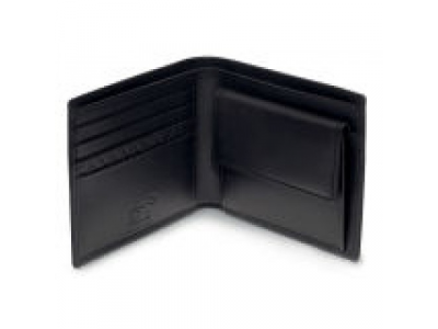 Кожаный кошелек BMW Wallet with Coin Compartment, by Montblanc, Black