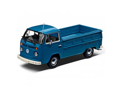Модель автомобиля Volkswagen T2 Pick-Up, Scale 1:43, Neptune Blue, артикул 245099300D5U