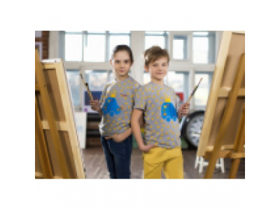 Детская футболка Toyota Kids T-Shirt Grey, артикул TMDR7U0104