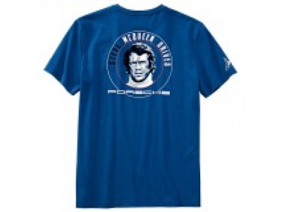 Мужская футболка Porsche Men’s “face” T-shirt – Steve McQueen™, артикул WAP81600S0E