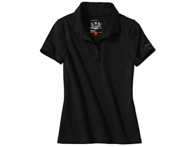 Женское поло Porsche Women’s Polo Shirt, 911 Collection, Black, артикул WAP9440XS0G