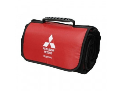 Сумка-плед Mitsubishi Plaid-Bag, Black-Red, артикул RU000021