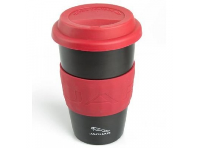 Керамическая термокружка Jaguar Travel Ceramic Mug, Red/Black