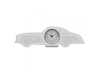 Настольные часы Mercedes-Benz Desk Clock, 300 SL, Silver-coloured