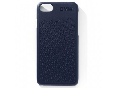 Кожаный чехол BMW Design для iPhone 7/8, Blue