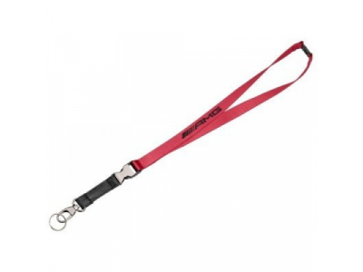 Лента с карабином для ключей Mercedes-AMG Lanyard, Red Black, артикул B66953852